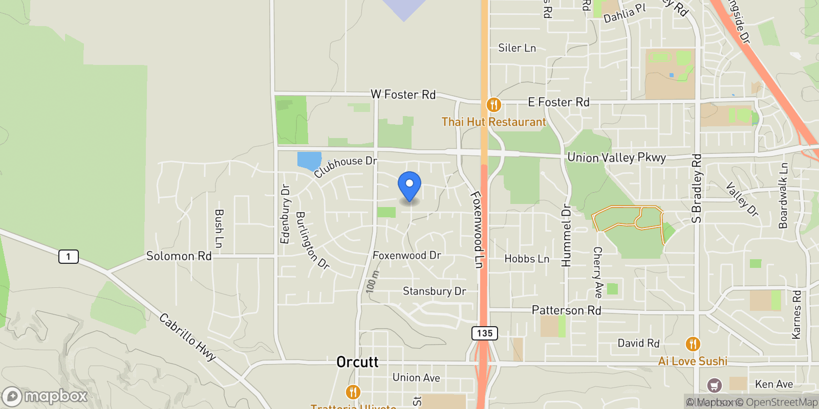 Map showing 4395 Coachman, Santa Maria, CA 93455, Santa Maria, California, United States.