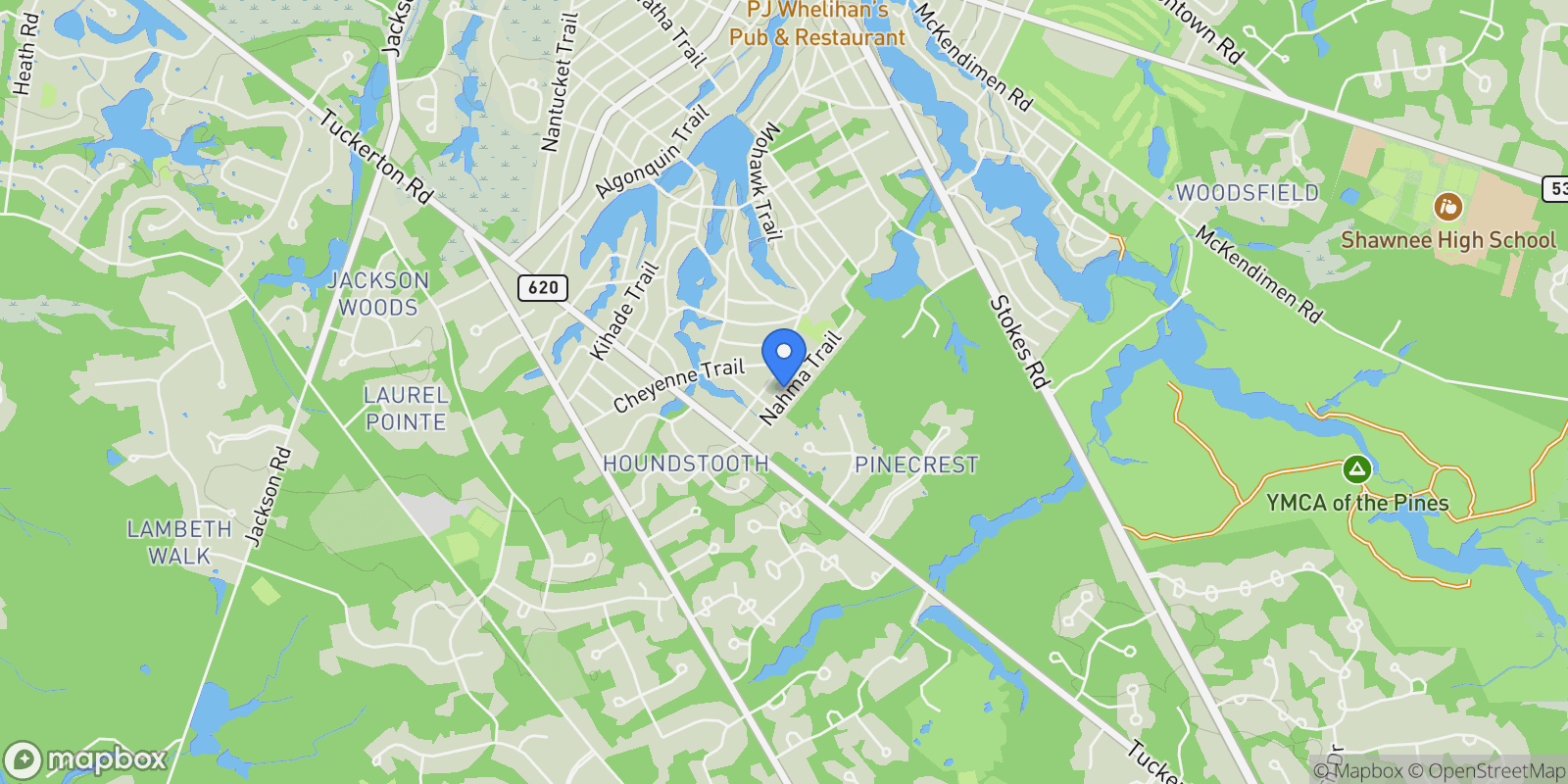 Map showing 178 NAHMA TRL TRAIL, MEDFORD LAKES, NJ 08055, Medford Lakes, New Jersey, United States.