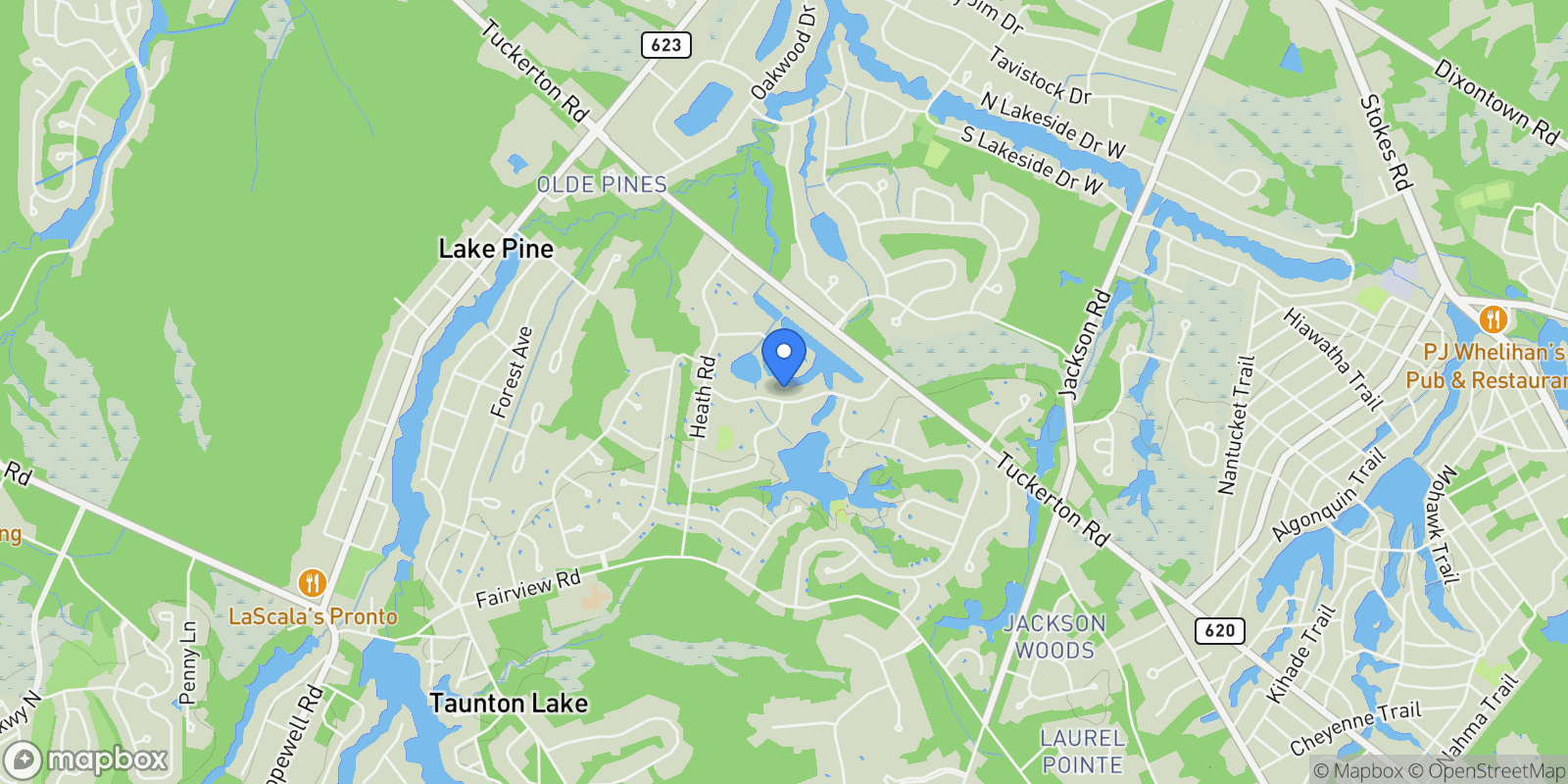 Map showing 120 BRACKEN RD ROAD, MEDFORD, NJ 08055, Medford Lakes, New Jersey, United States.