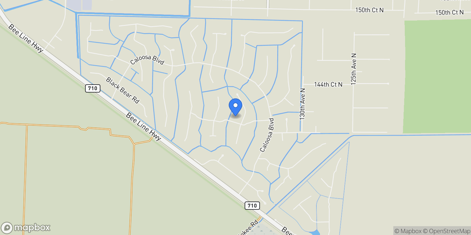Map showing 14101 Wind Flower Drive, Palm Beach Gardens, Florida, United States.