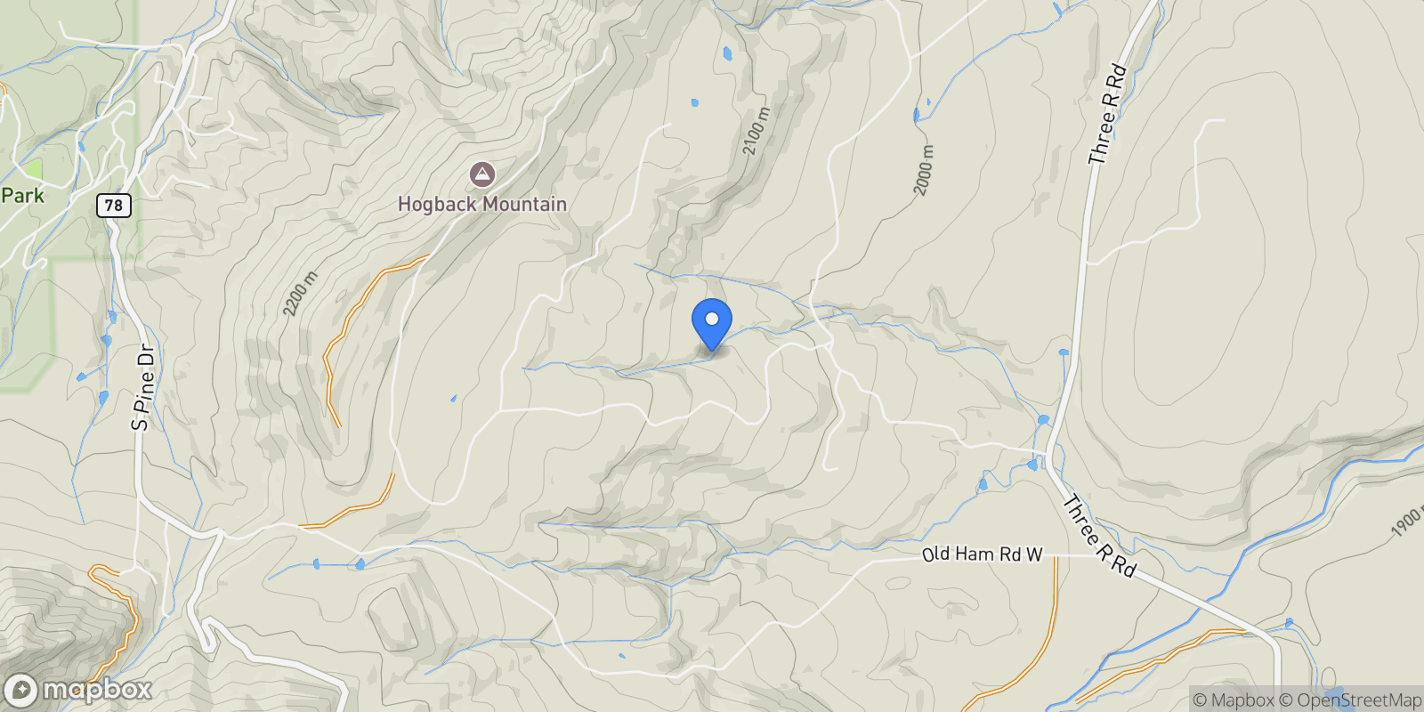 Map showing 8495 Ridge Rd., Beulah, CO 81023, Beulah Valley, Colorado, United States.