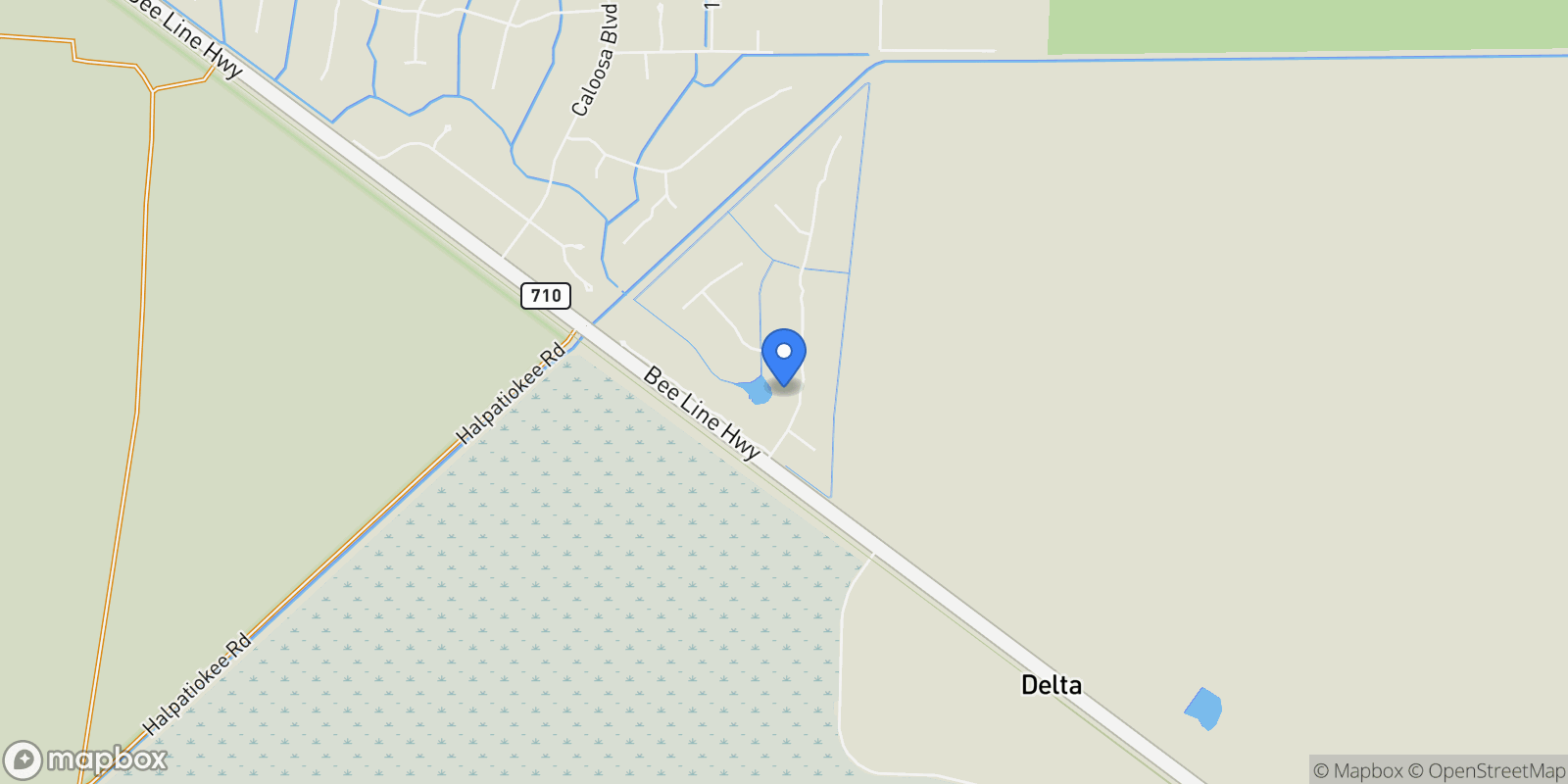Map showing 13095 Sand Ridge Road, Palm Beach Gardens, Florida, United States.