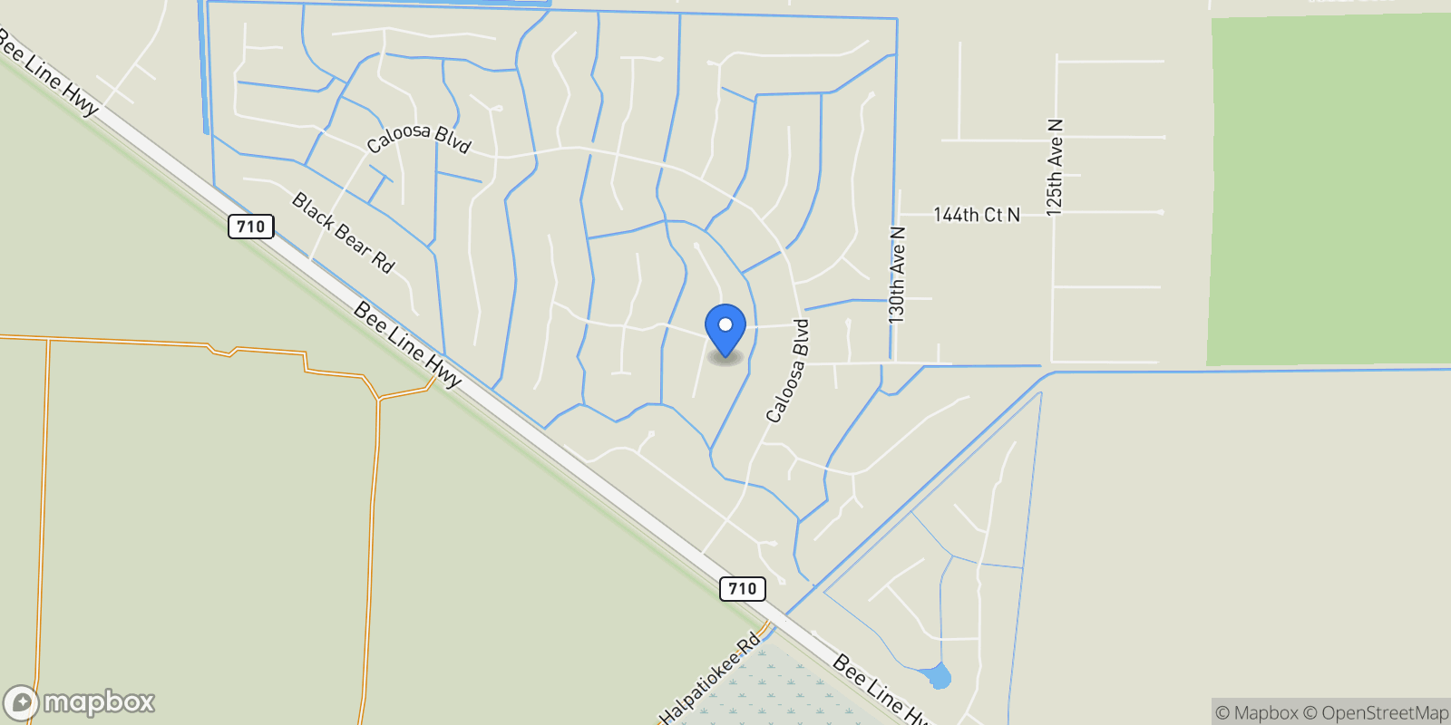 Map showing 14024 Wind Flower Drive, Palm Beach Gardens, Florida, United States.