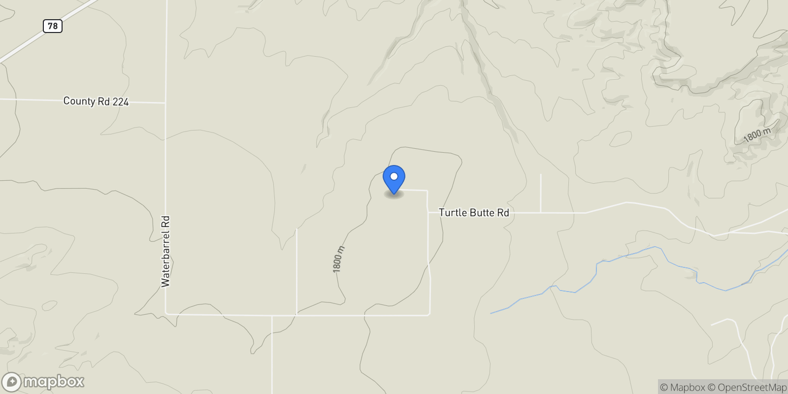 Map showing 7355 Turtle Butte Rd, Beulah, CO 81023, Beulah Valley, Colorado, United States.