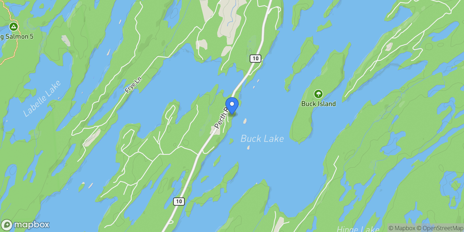Map showing 3037 Hilltop Lane, South Frontenac, ON K0H 2L0, Perth Road, Ontario, Canada.