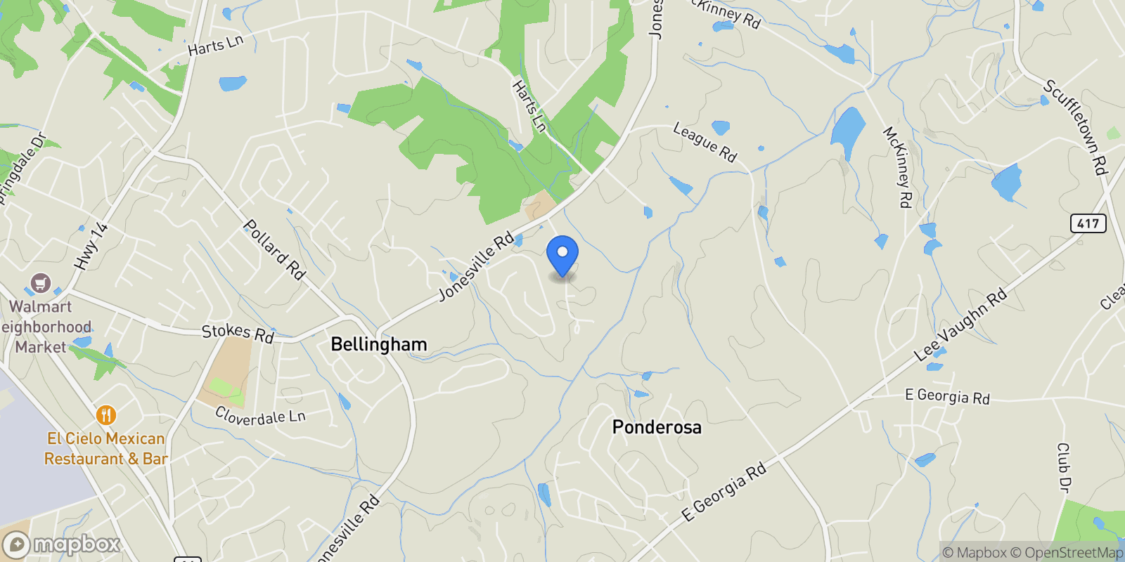 Map showing 18 Drystack Way, Simpsonville, SC 29681, Simpsonville, South Carolina, United States.
