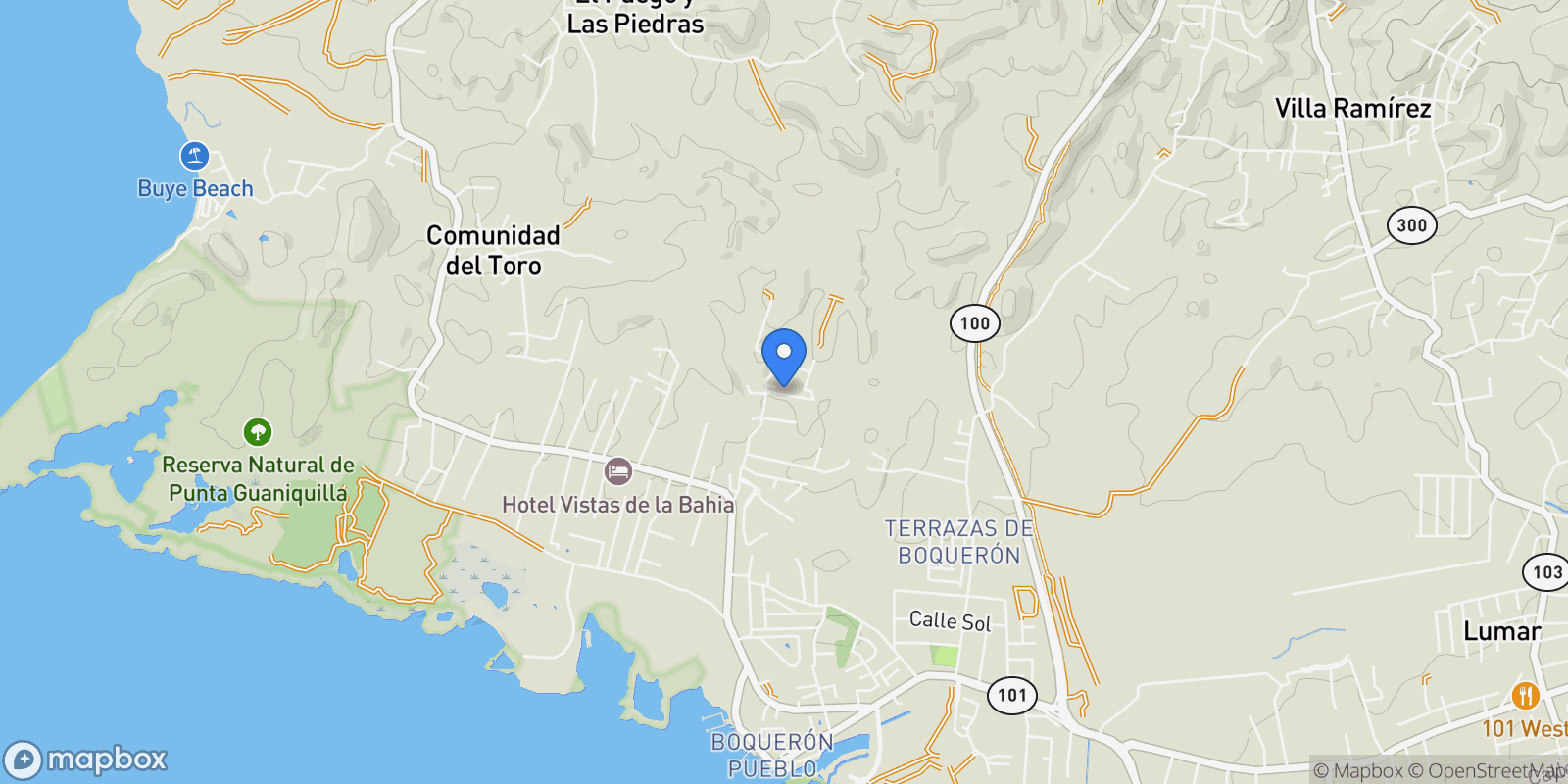 Map showing Cabo Rojo CALLE LA UNIÓN #4 4, Cabo Rojo, Cabo Rojo, Puerto Rico.
