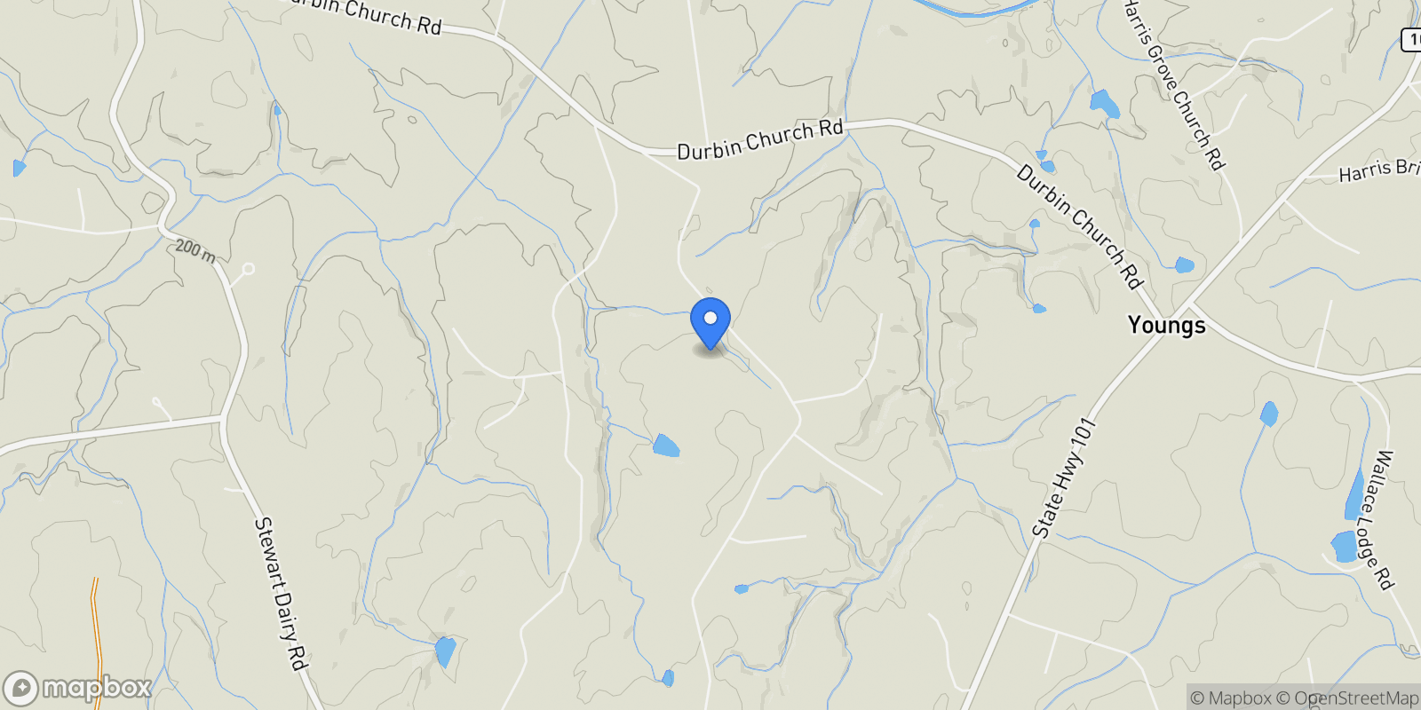 Map showing 1443 Henderson Road, Gray Court, SC 29645, Gray Court, South Carolina, United States.