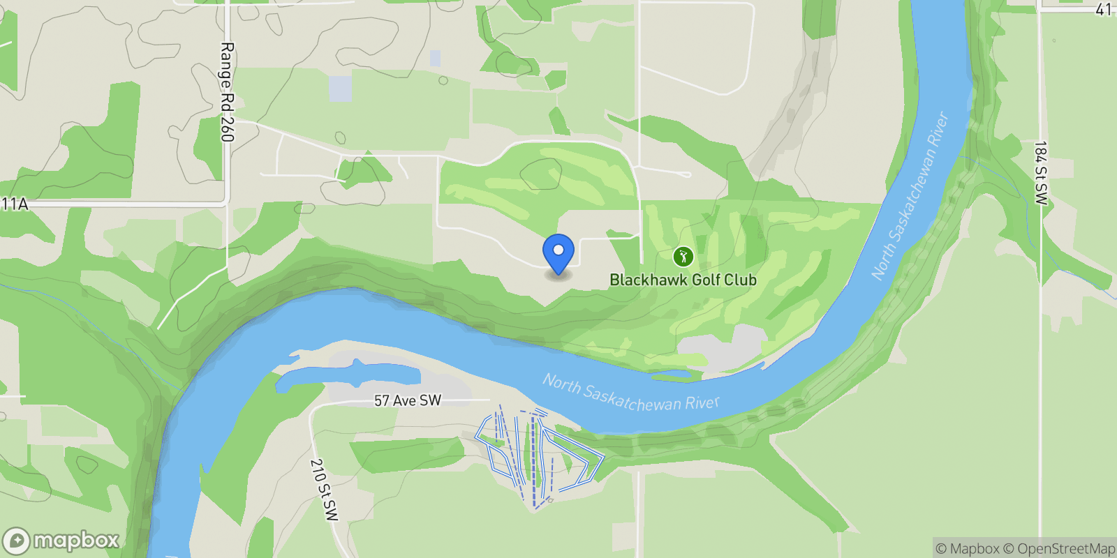 Map showing #27 25515 TWP ROAD 511 A, Edmonton, Alberta, Canada.