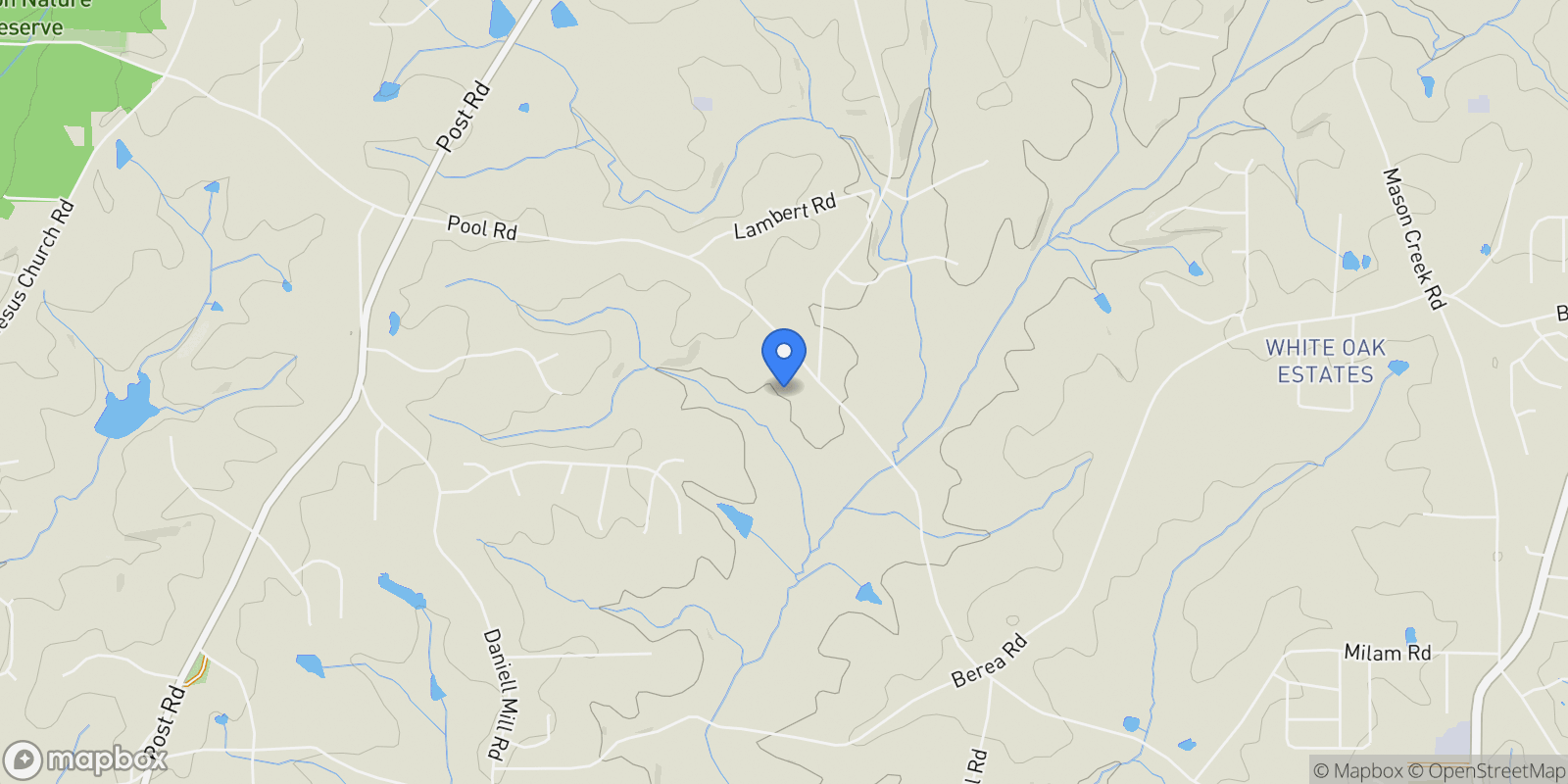 Map showing Winston, Georgia, United States.