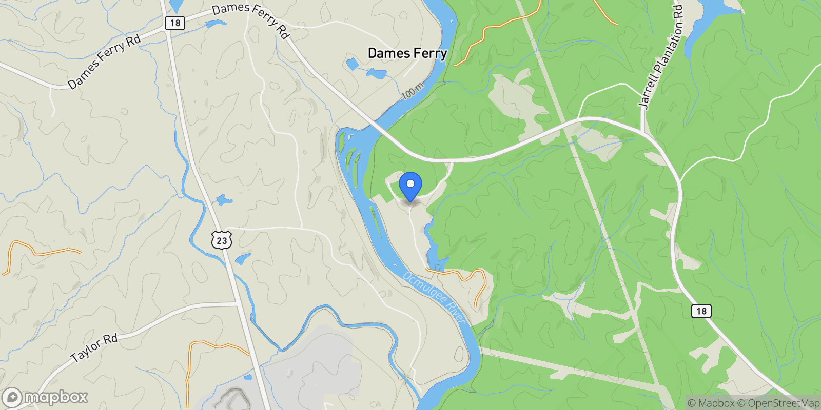 Map showing Gray, Georgia, United States.