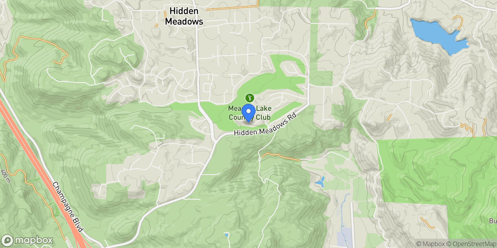 Map showing 10353 Pinion, Escondido, California, United States.