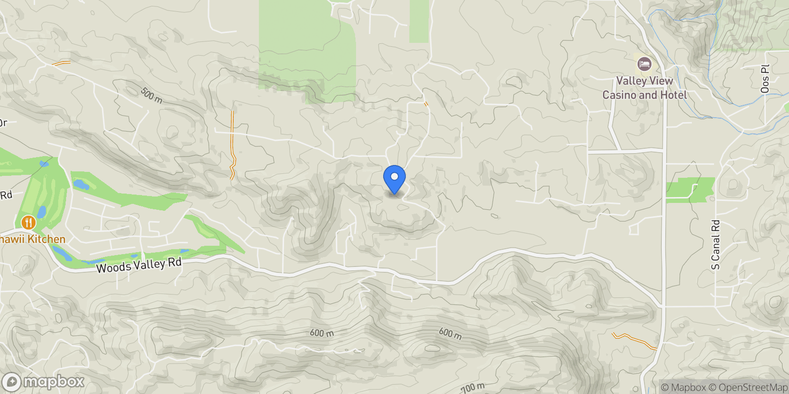 Map showing 27332 Cool Water Ranch Road, Valley Center, California, United States.