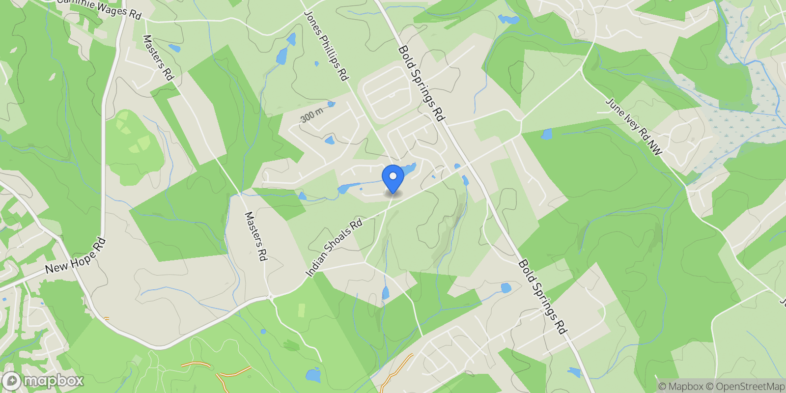 Map showing Dacula, Georgia, United States.