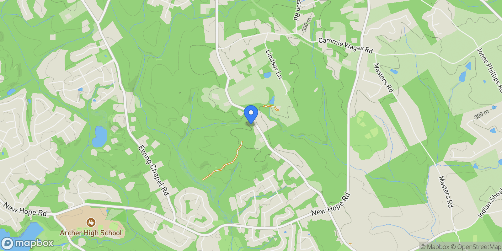 Map showing Dacula, Georgia, United States.