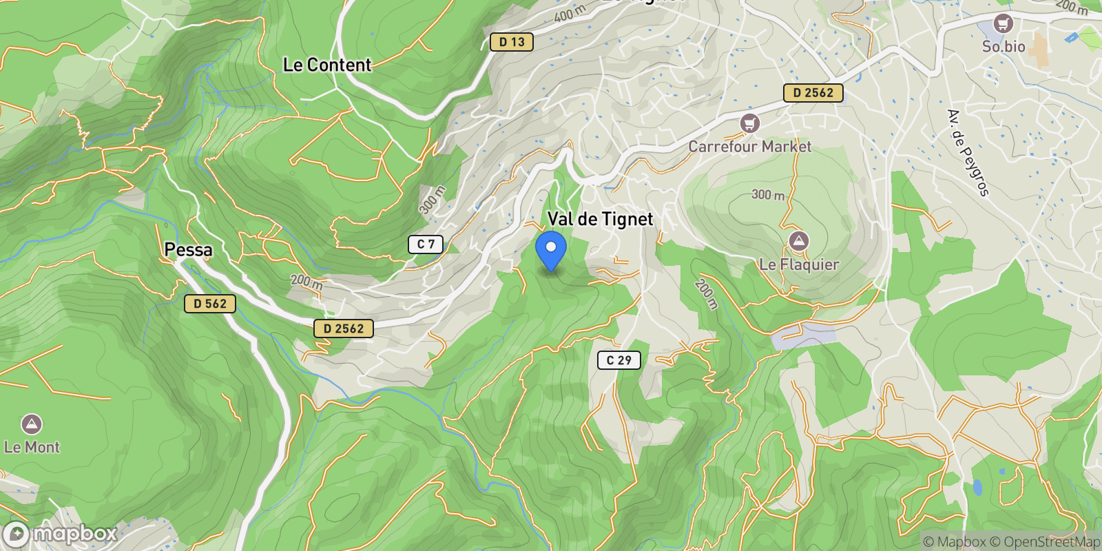 Map showing Le Tignet, Provence-Alpes-Côte d'Azur, France.