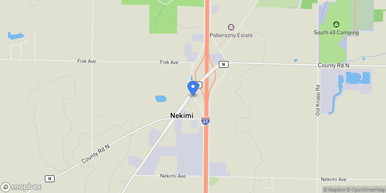 Map showing 1600 Planeview, Oshkosh, WI 54904, Oshkosh, Wisconsin, United States.