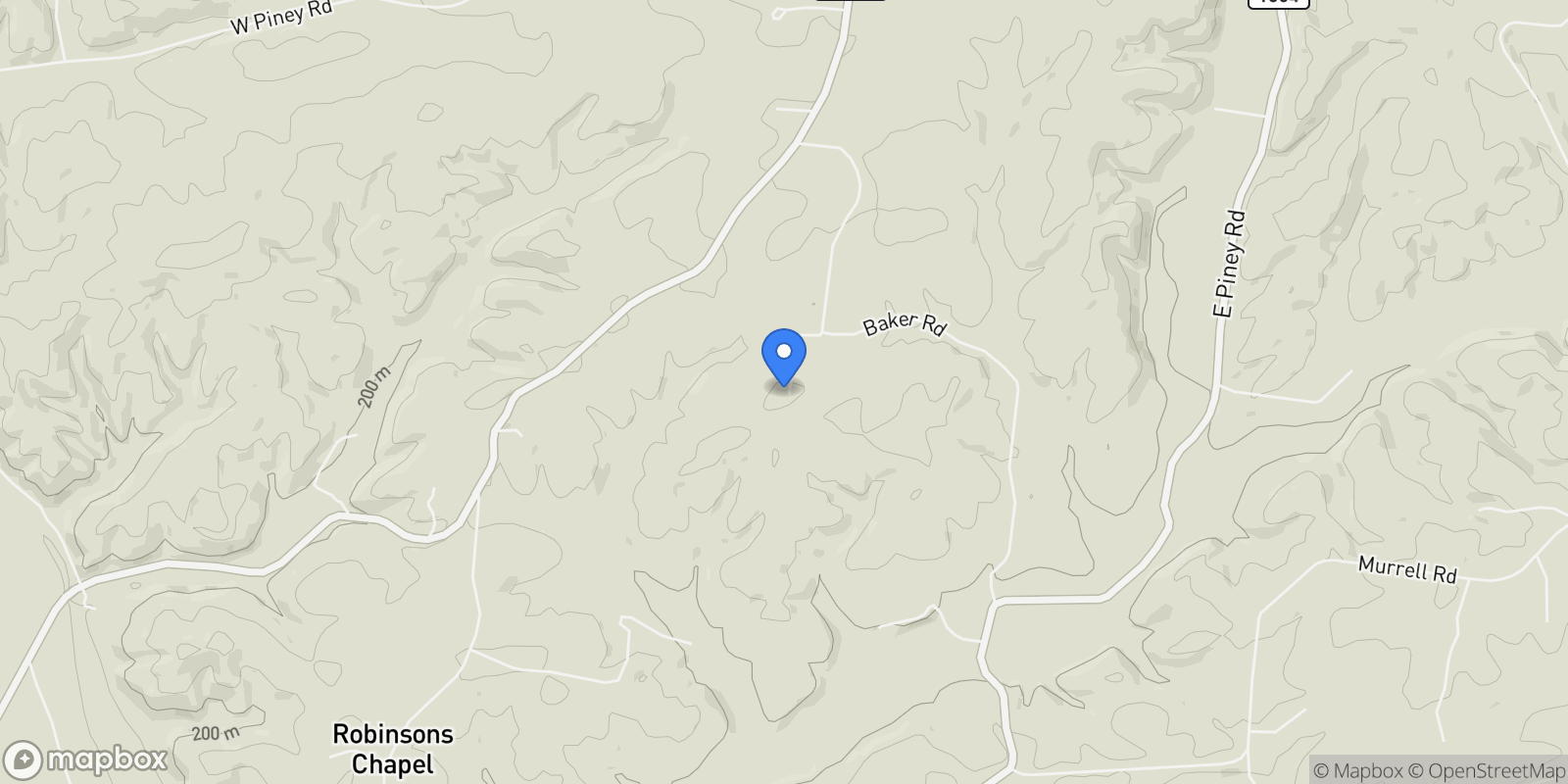 Map showing 151 Covington Ln, Dickson, Tennessee, United States.