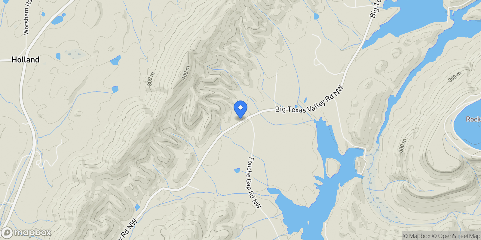 Map showing 2623 Big Texas Valley Road NW, Rome, Georgia, United States.