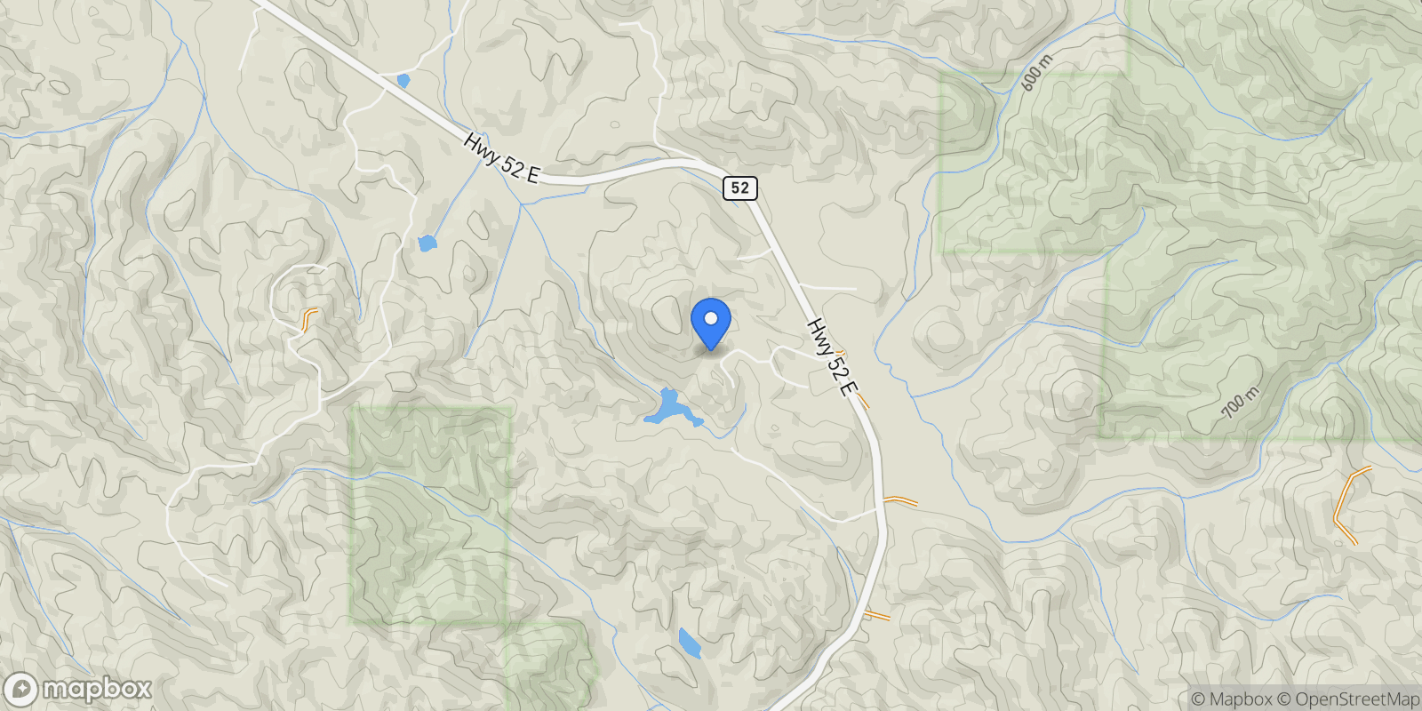 Map showing 140 Robert Drive, Ellijay, Georgia, United States.