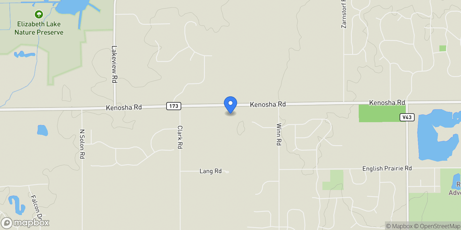 Map showing 2919 Il Route 173, Spring Grove, Illinois, United States.