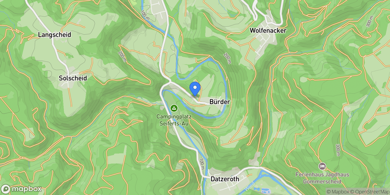 Map showing Am Römerberg, Niederbreitbach, Rhineland-Palatinate, Germany.