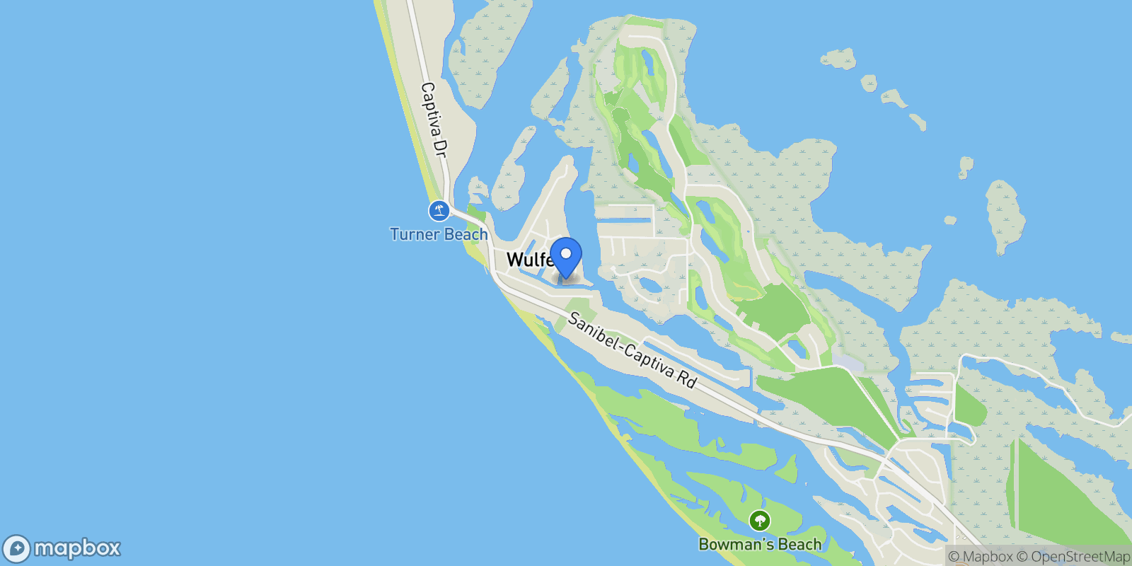 Map showing 2449 Harbour LN, Sanibel, Florida, United States.