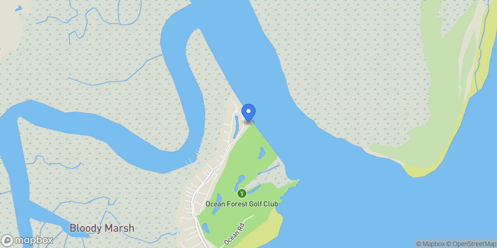 Map showing 496 Forest Road, Sea Island, GA, 31561, USA, St. Simons, Georgia, United States.