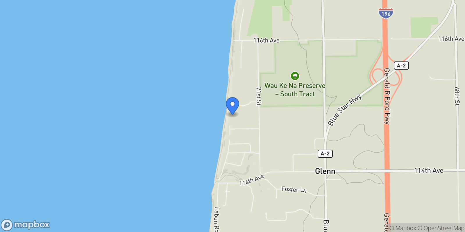 Map showing 1484 71st Street, Fennville, MI 49408, Fennville, Michigan, United States.